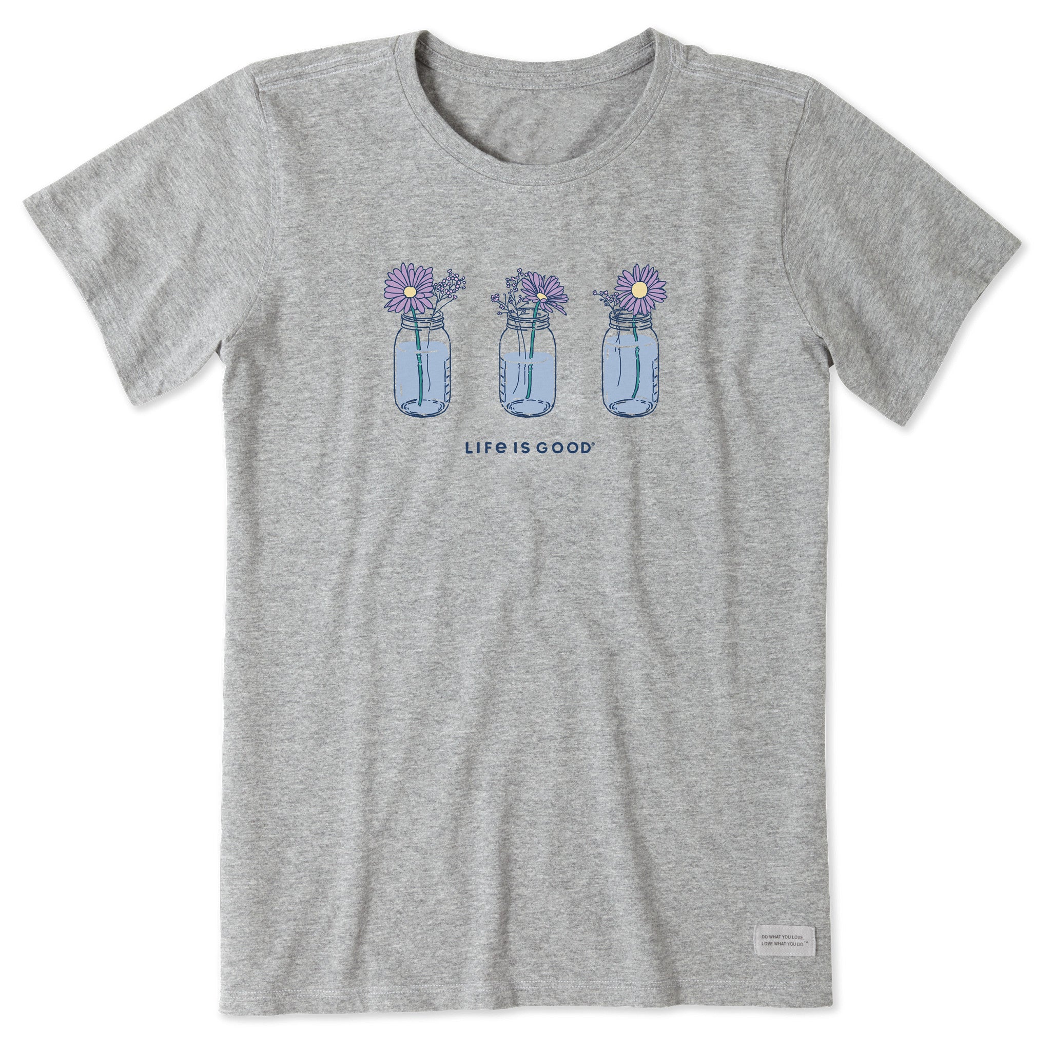 Women's Floral Jars Short Sleeve Crusher Tee