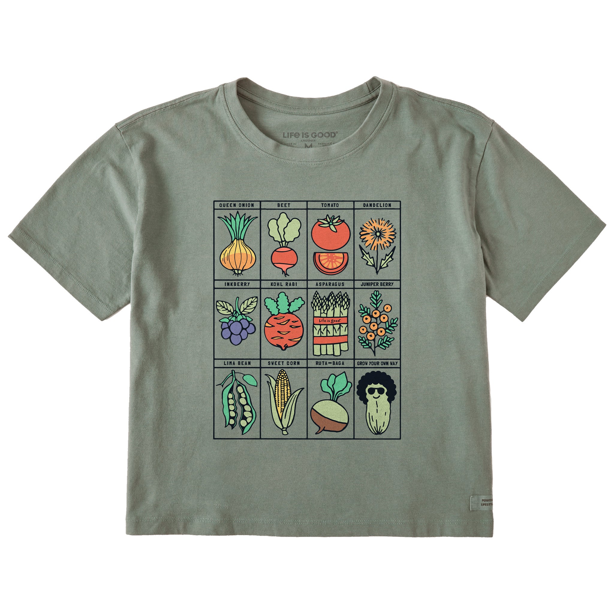 Women's Grow Your Own Way Short Sleeve Crusher Boxy Tee