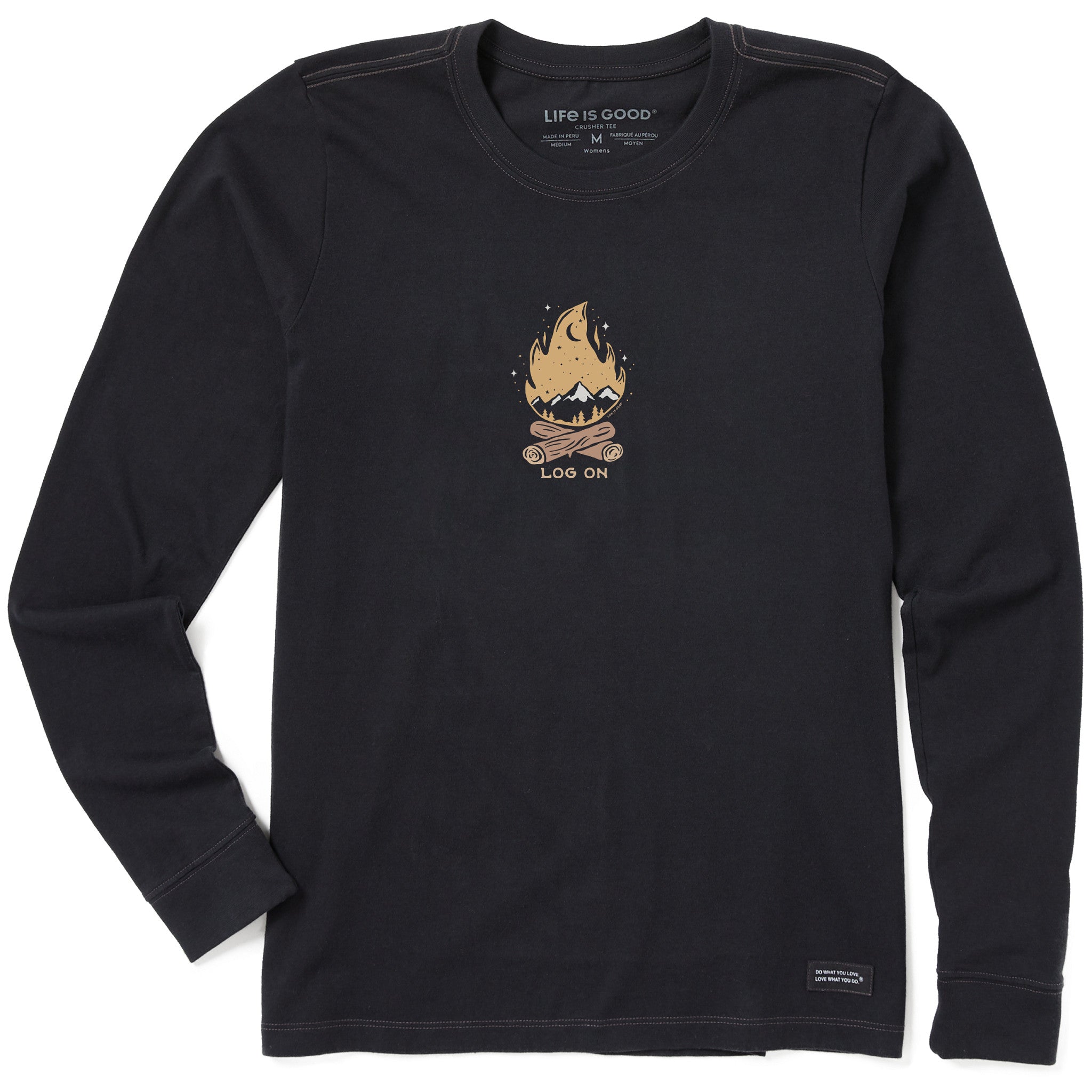 Women's Log On Landscape Long Sleeve Crusher Tee