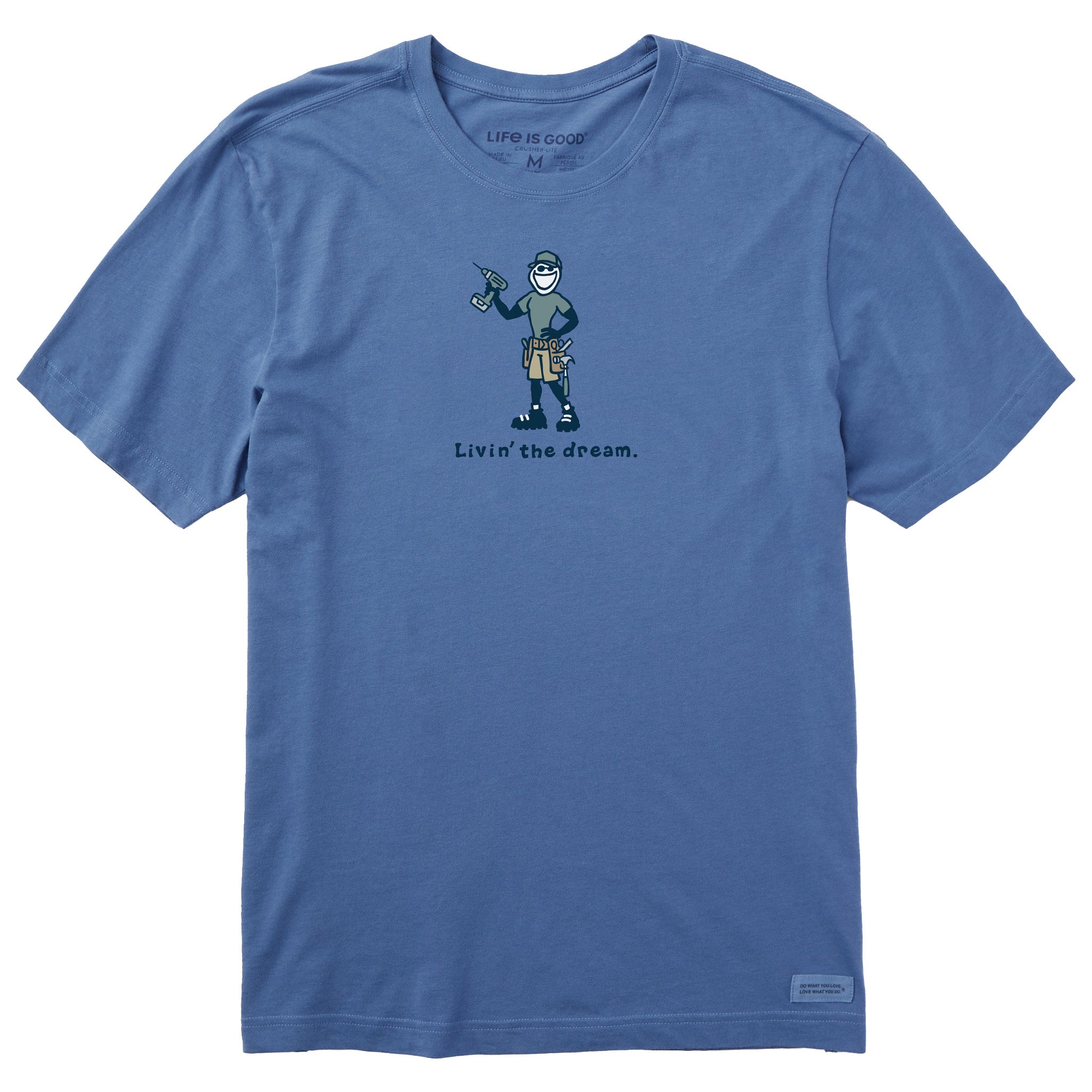 Men's Jake Livin the Dream Short Sleeve Crusher Tee