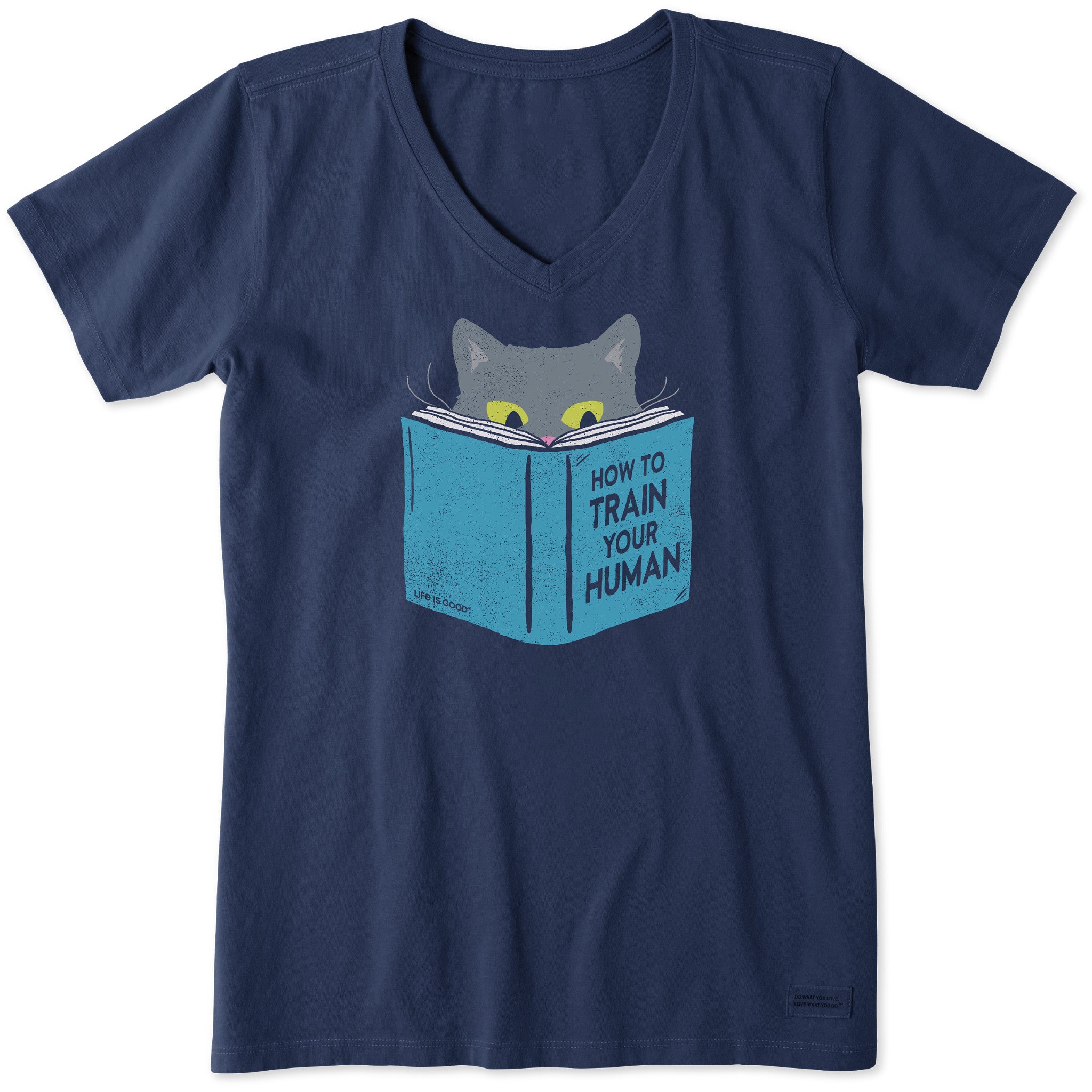 Women's How to Train Your Human Short Sleeve Crusher Vee